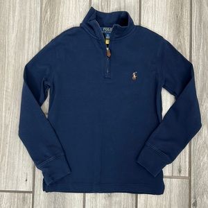Polo Quarter Zip Pullover size small